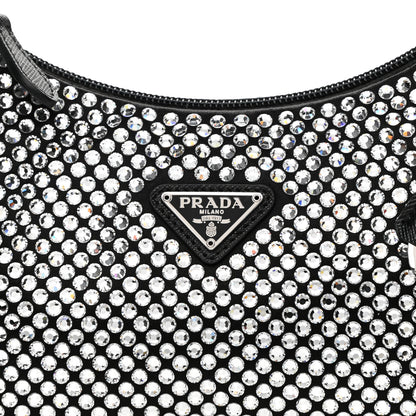 Prada Satin Crystal Mini Re-Edition 2000 Bag Cristal 8 of 11