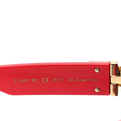 Louis Vuitton Acetate 1.1 Millionaires Z1169W Sunglasses Red 6 of 7