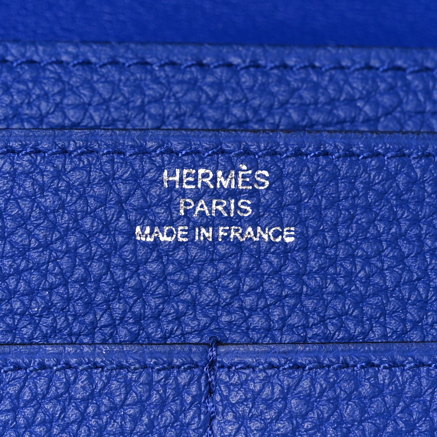 Togo Dogon Duo Wallet Bleu Electrique