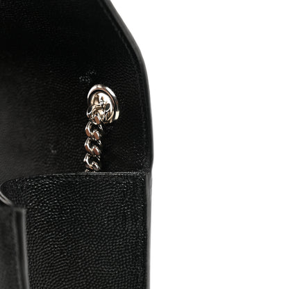 Saint Laurent Grain De Poudre Medium Classic Monogram Kate Satchel Black 12 of 12