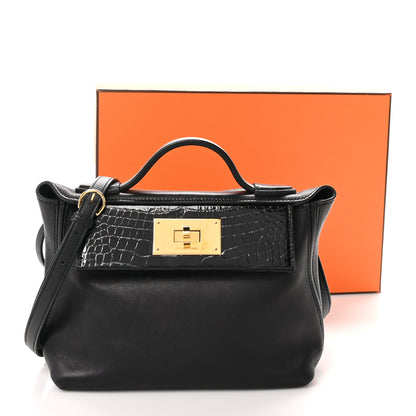Hermes Evercolor Matte Alligator Swift Touch 24/24 21 Black 12 of 12