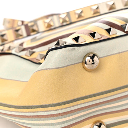 Valentino Garavani Vitello Native Couture 1975 Mini Rockstud Tote Multicolor 9 of 11