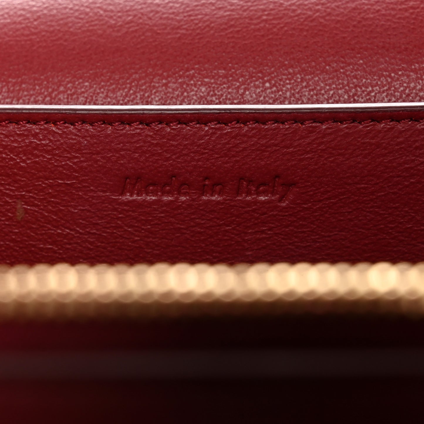 Shiny Smooth Calfskin Medium Frame Shoulder Bag Ruby Nude