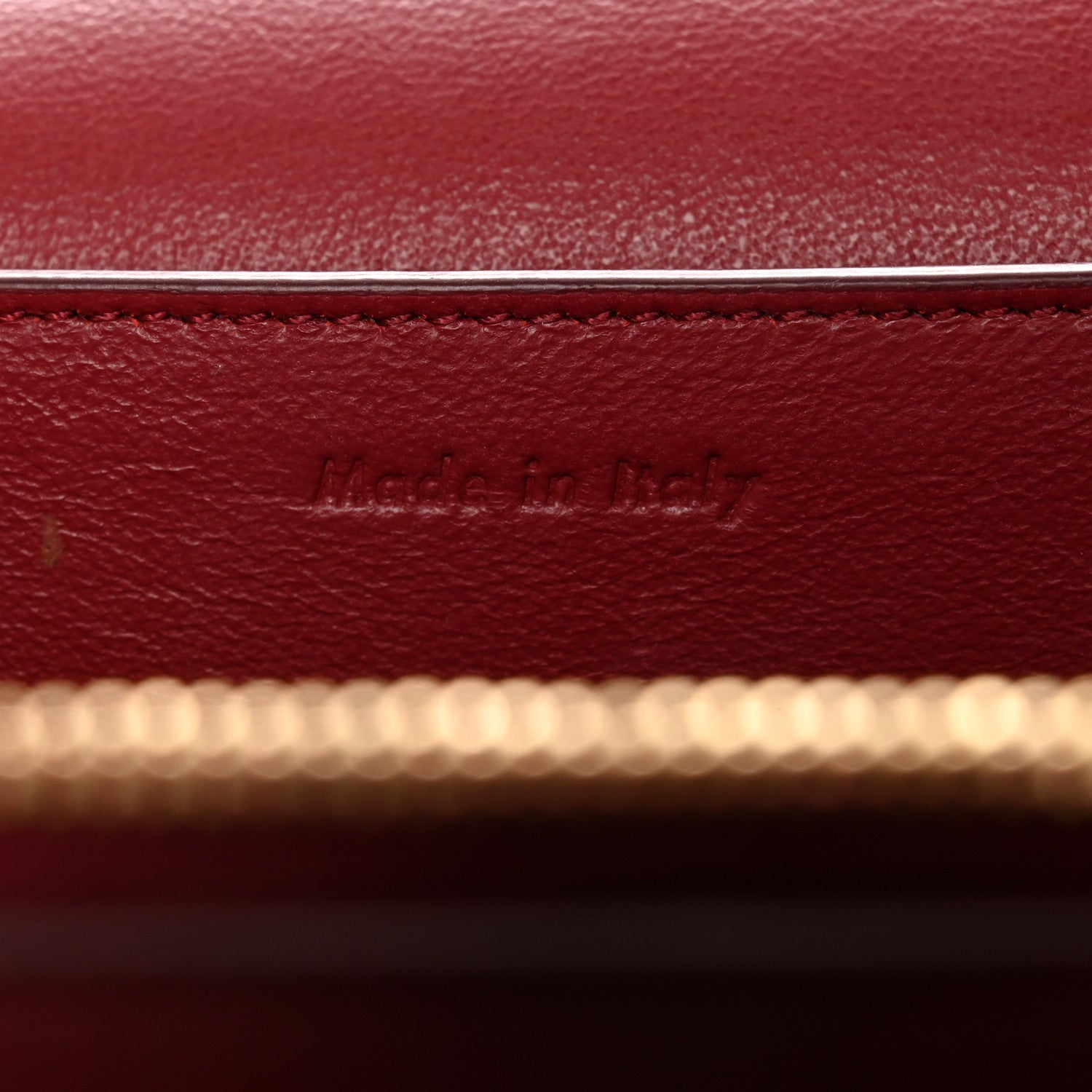 Celine Shiny Smooth Calfskin Medium Frame Shoulder Bag Ruby Nude 7 of 11