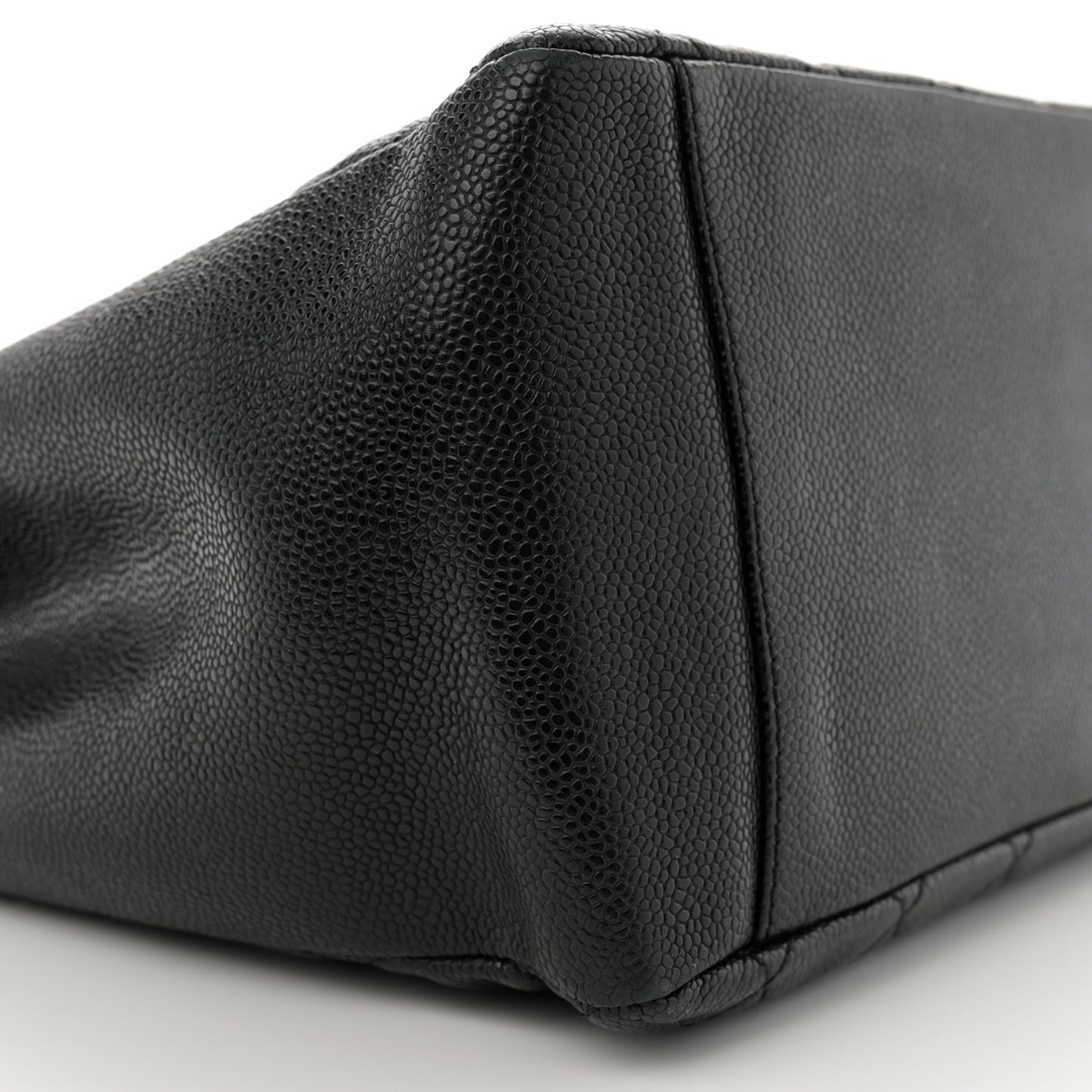 Caviar Quilted Grand Shopping Tote GST Black