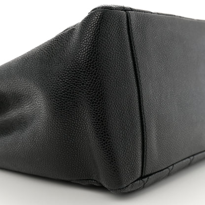 Chanel Caviar Quilted Grand Shopping Tote GST Black 9 of 10