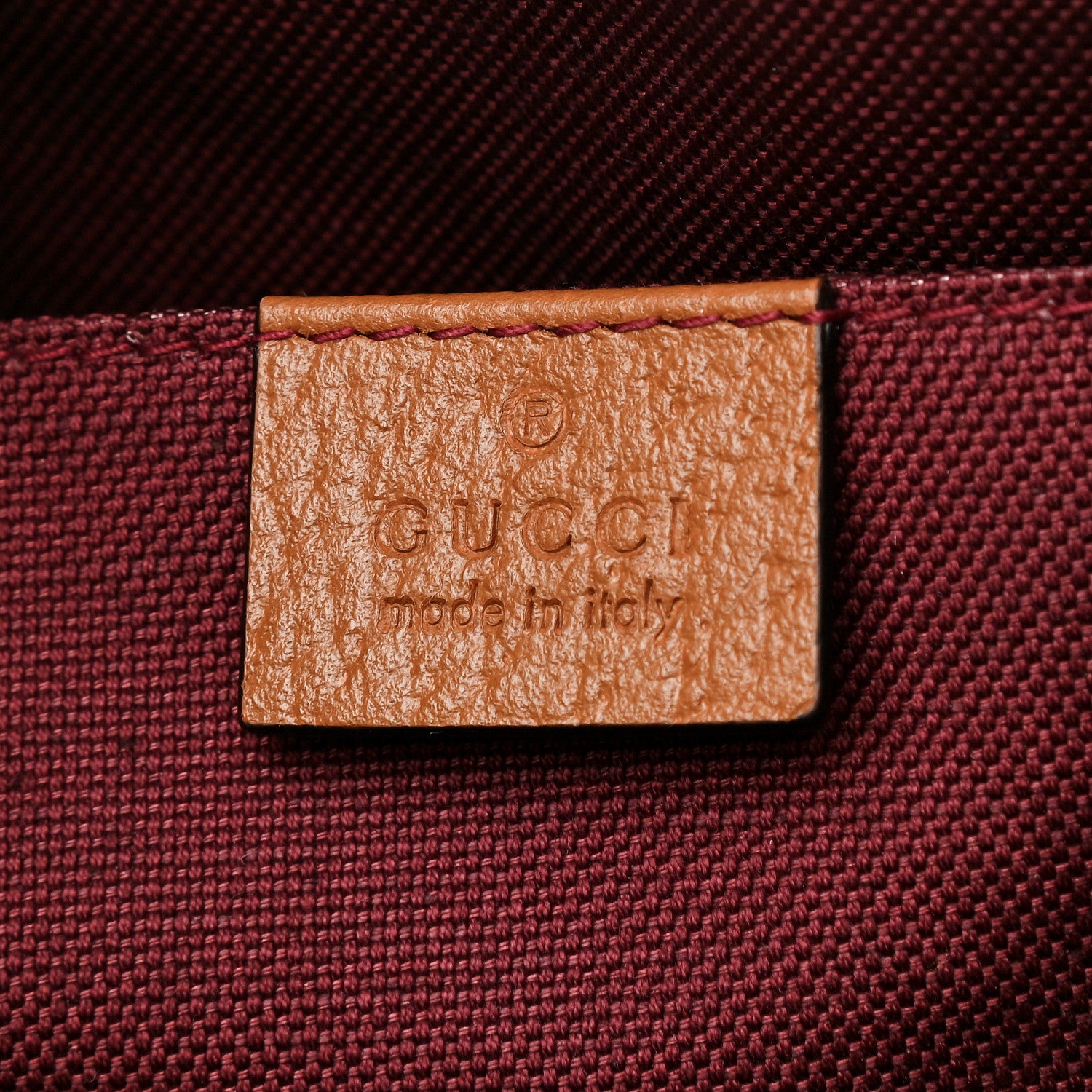 Gucci Canvas Plaid Childrens Tote Red 6 of 9