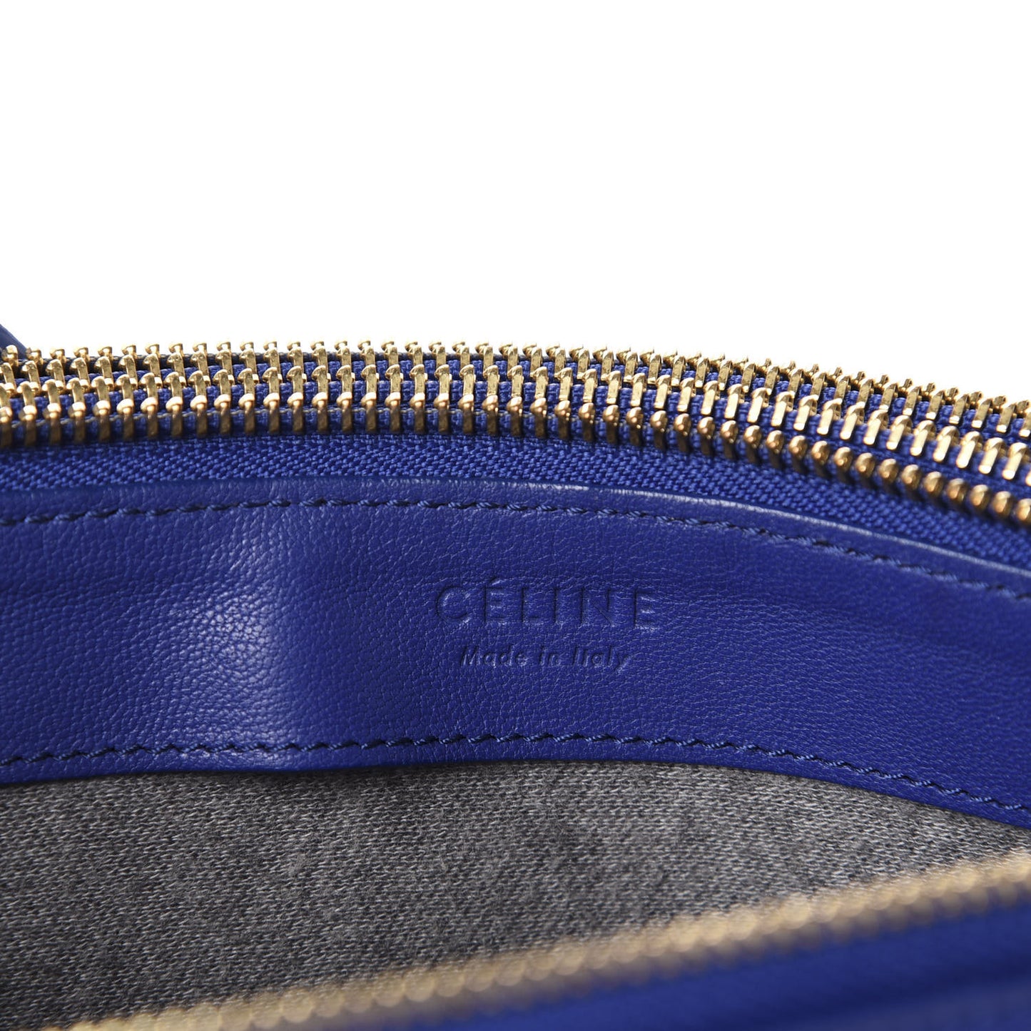 Lambskin Large Trio Crossbody Bag Indigo