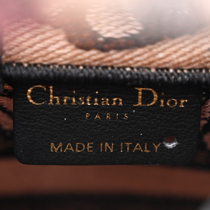 Christian Dior Canvas Jardin Magique Embroidered Mini Book Tote Phone Bag Powder Pink 6 of 12