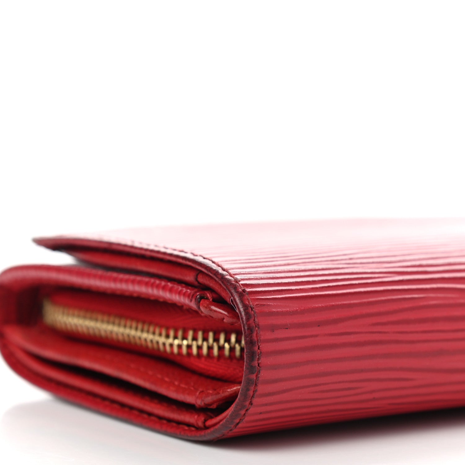 Louis Vuitton Epi Porte-Monnaie Billets Tresor Wallet Castillan Red 8 of 17