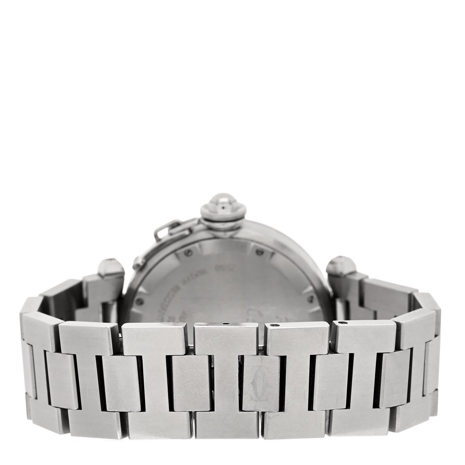 Cartier Stainless Steel 35mm Pasha C Big Date Automatic Watch Black 3 of 4