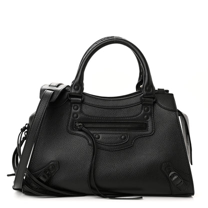 Balenciaga Grained Calfskin Neo Classic Black Hardware S City Black 1 of 10
