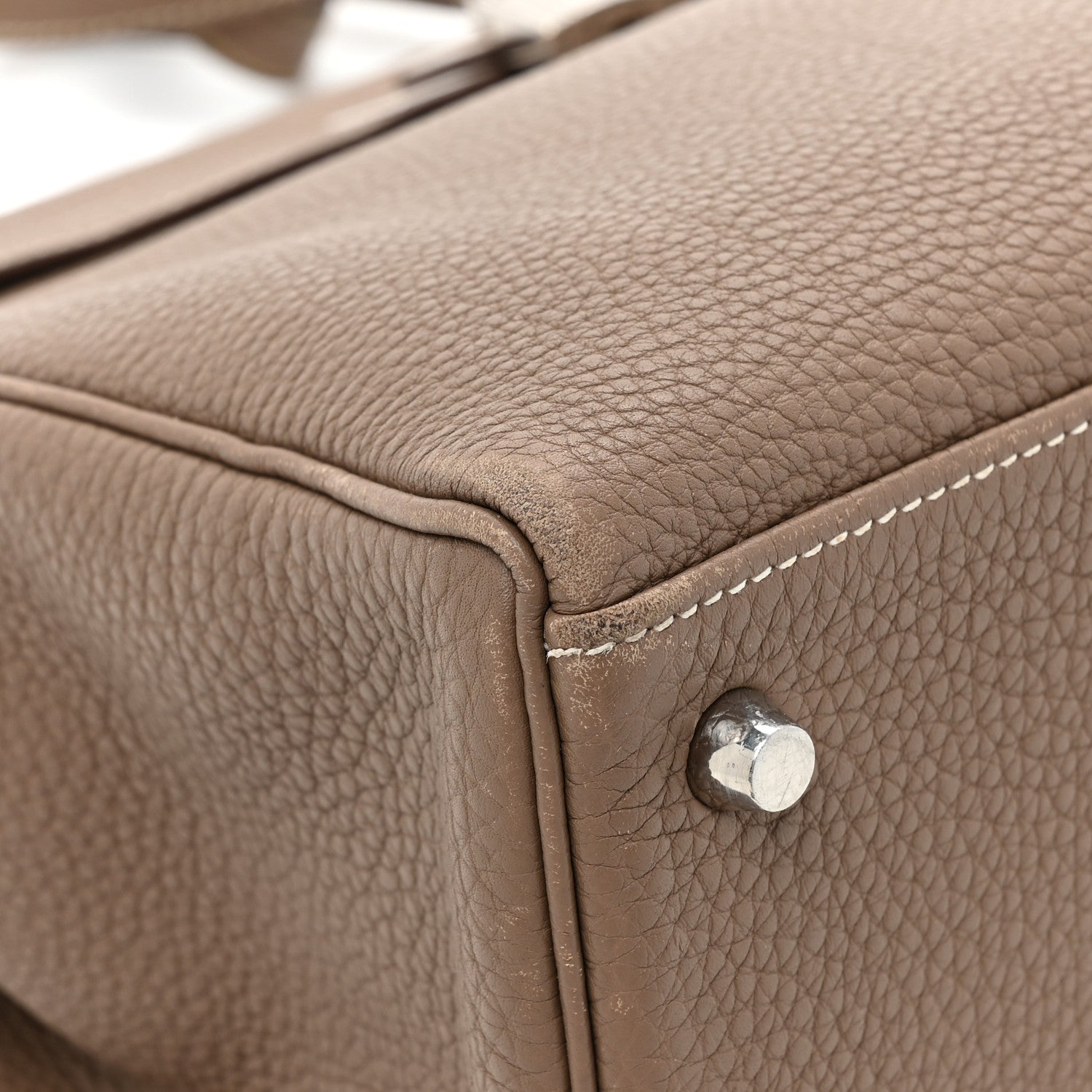 Hermes Togo Kelly Retourne 35 Etoupe 12 of 15