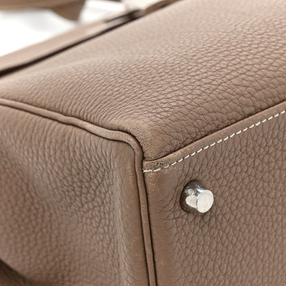 Hermes Togo Kelly Retourne 35 Etoupe 12 of 15