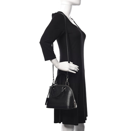 Louis Vuitton Epi Alma BB Black 2 of 11