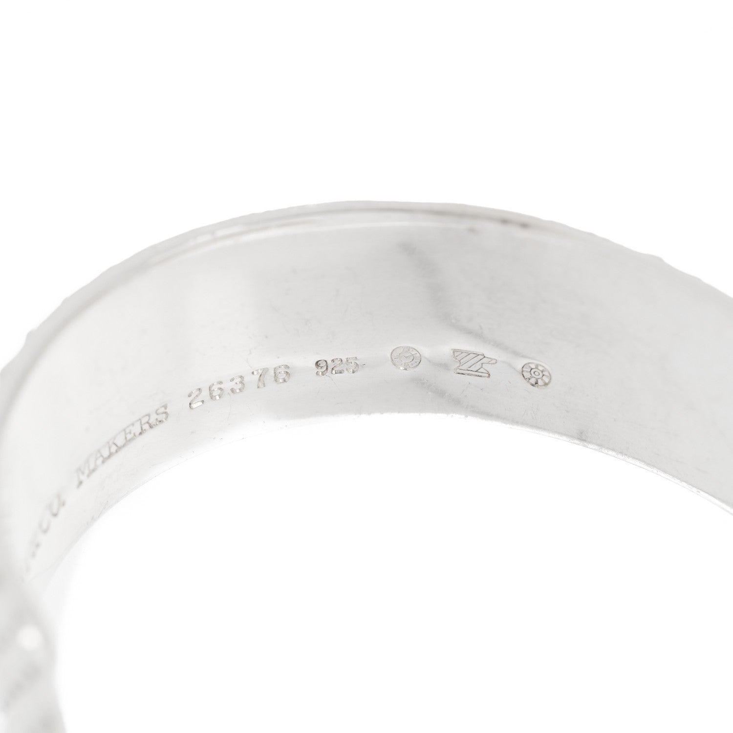 Tiffany Sterling Silver Diamond Point Wide Cuff Bracelet 5 of 5