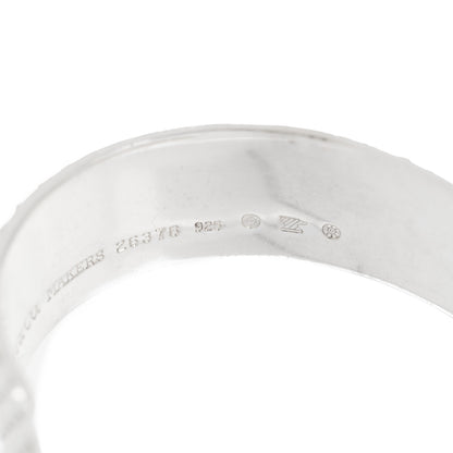 Tiffany Sterling Silver Diamond Point Wide Cuff Bracelet 5 of 5