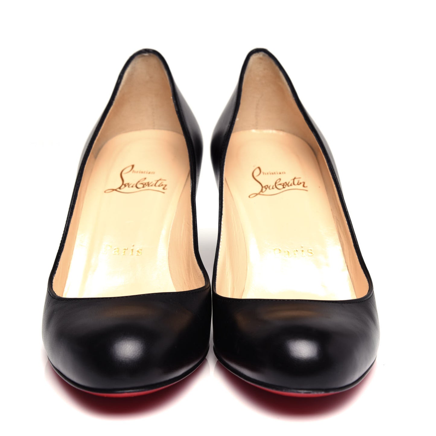 Shiny Nappa Simple 70 Pumps 36.5 Black