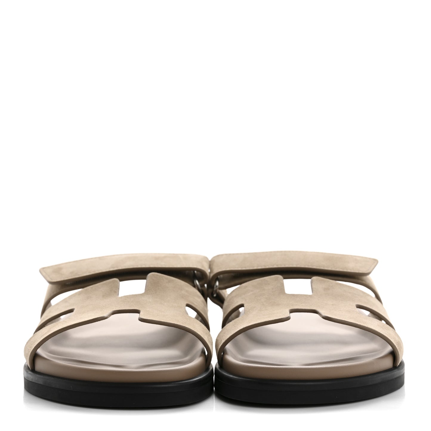 Suede Goatskin Womens Chypre Sandals 39 Beige Sable