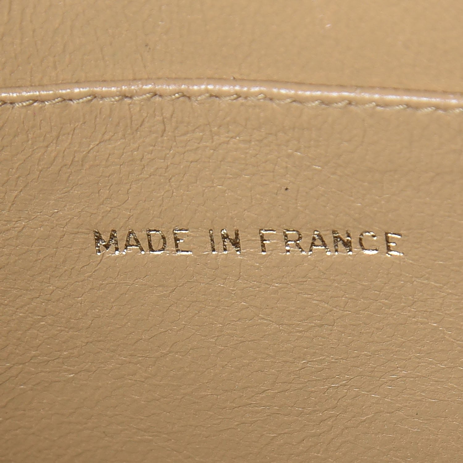 Chanel Lambskin Quilted Shoulder Bag Beige 8 of 12