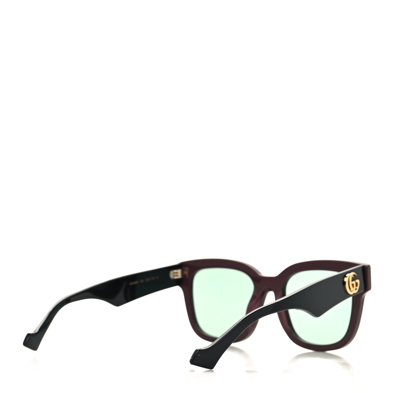 Gucci Rectangle 52mm Frame Sunglasses GG0998S Burgundy 3 of 8