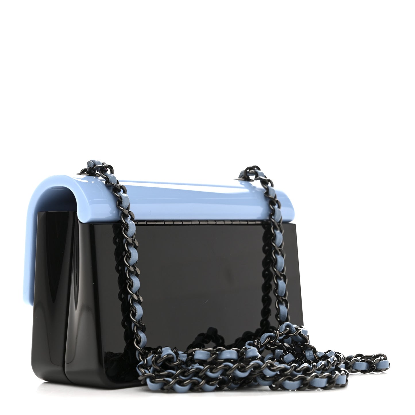 Plexiglass Plexi Coco Bag Black Blue