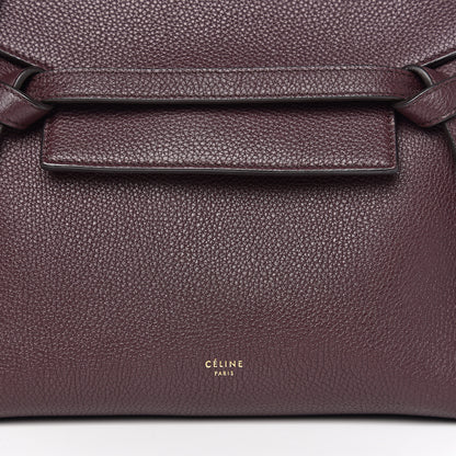 Celine Grained Calfskin Micro Belt Bag Burgundy 10 of 10