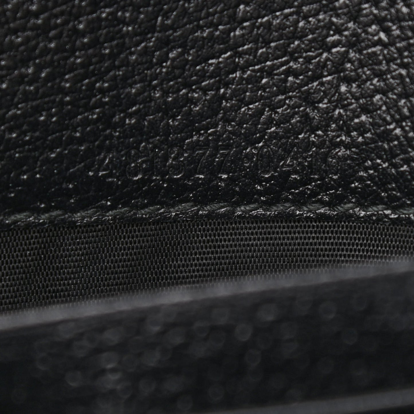 Calfskin Web Mini Dionysus Chain Wallet Black