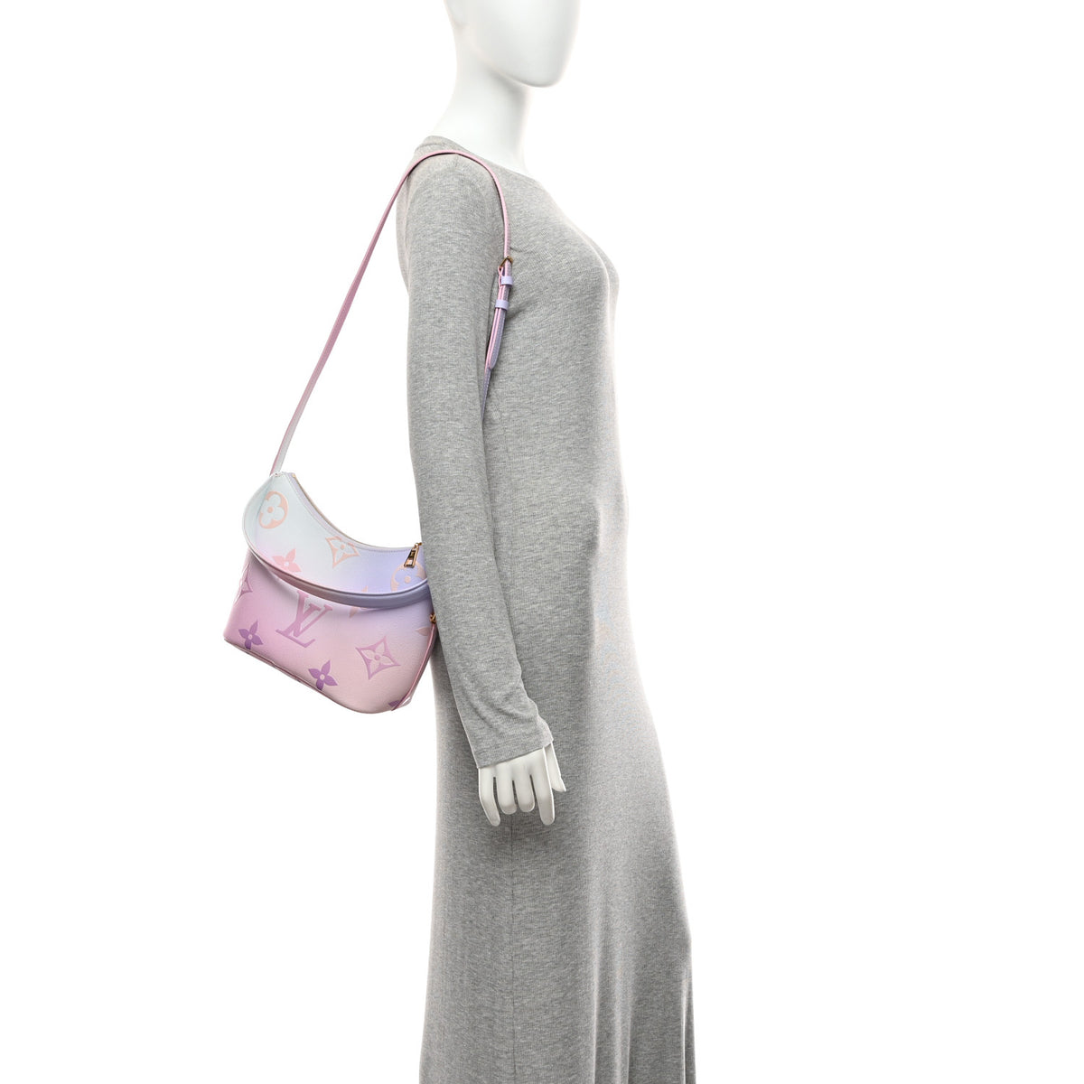 Louis Vuitton Monogram Giant Spring In The City Marshmallow Hobo PM Sunrise Pastel 2 of 9