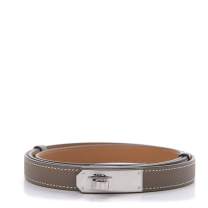 Hermes Epsom Kelly Belt Etoupe 1 of 6