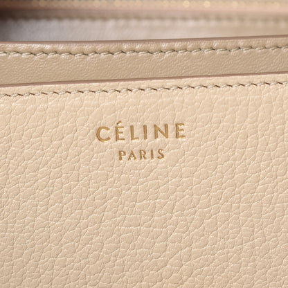 Celine Goatskin Medium Classic Box Flap Bag Dune 7 of 9
