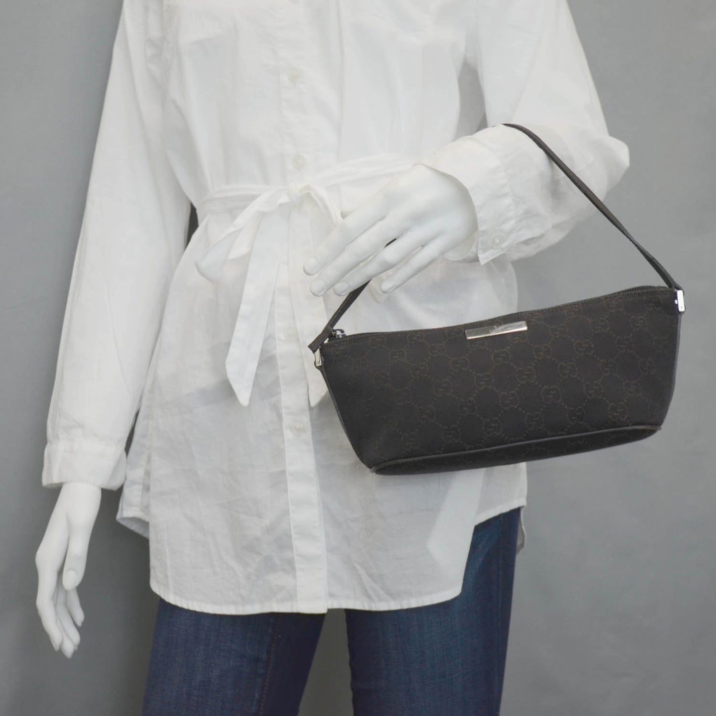 Monogram Boat Pochette Brown