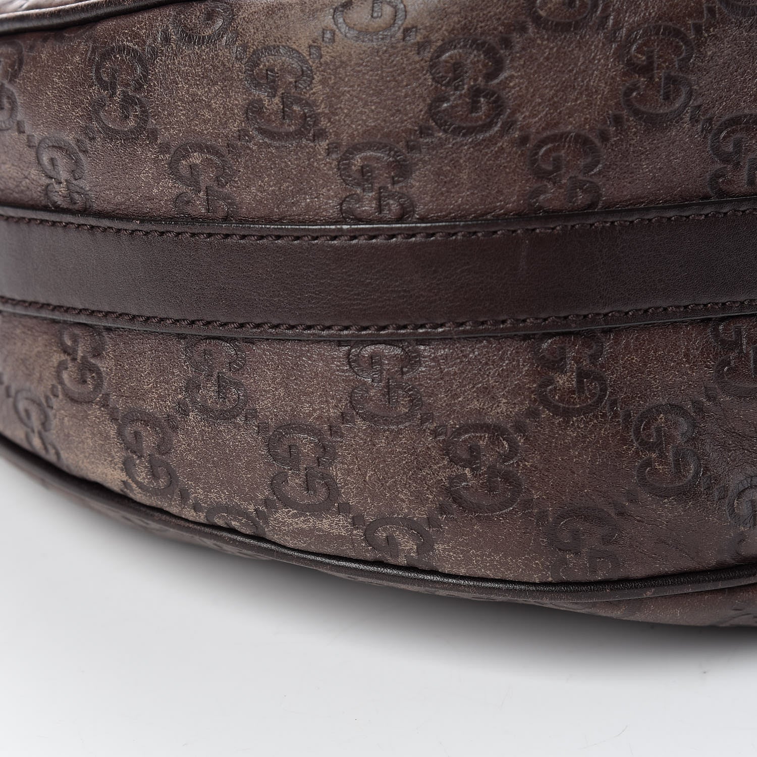 Gucci Guccissima Medium GG Twins Hobo Dark Brown 14 of 18
