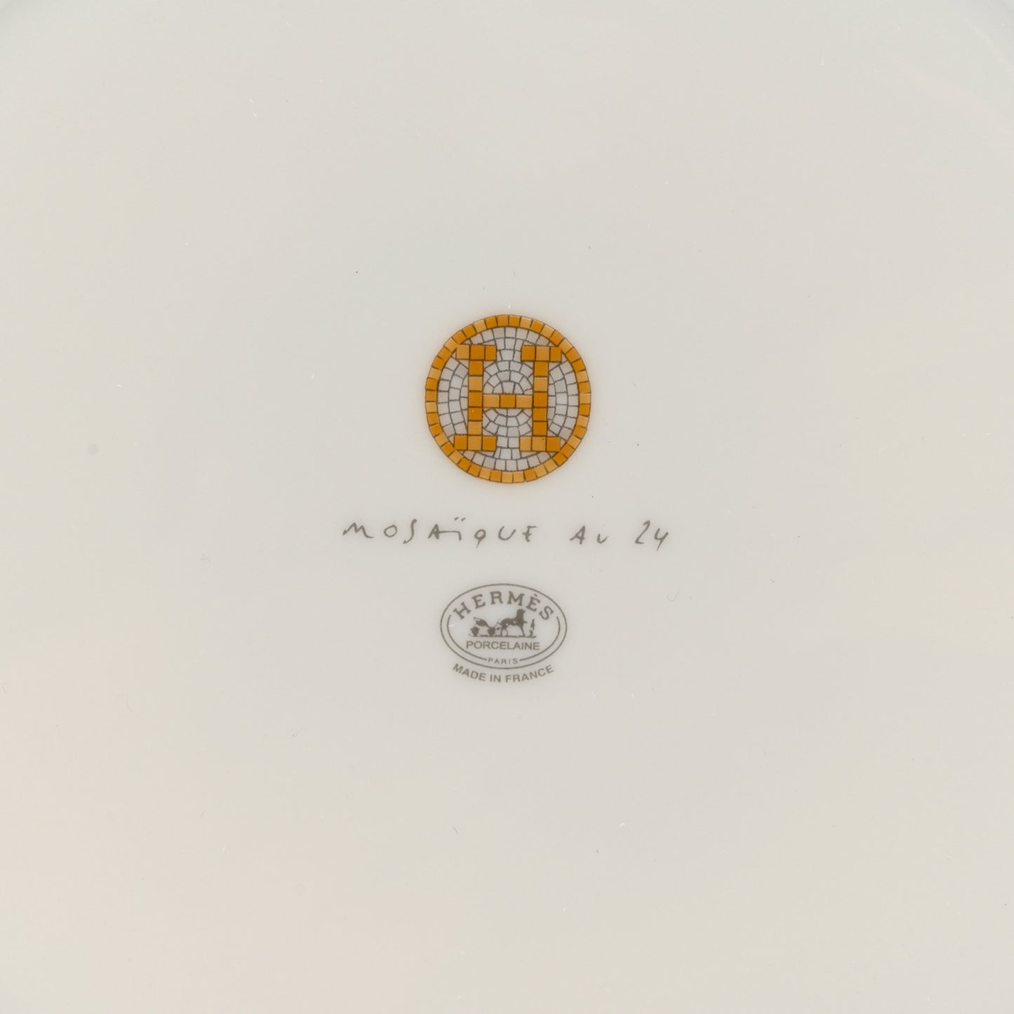 Porcelain Mosaique Au 24 Soup Bowl Gold