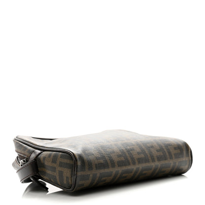 Fendi Zucca Spalmati Zip Pouch Tobacco 4 of 9
