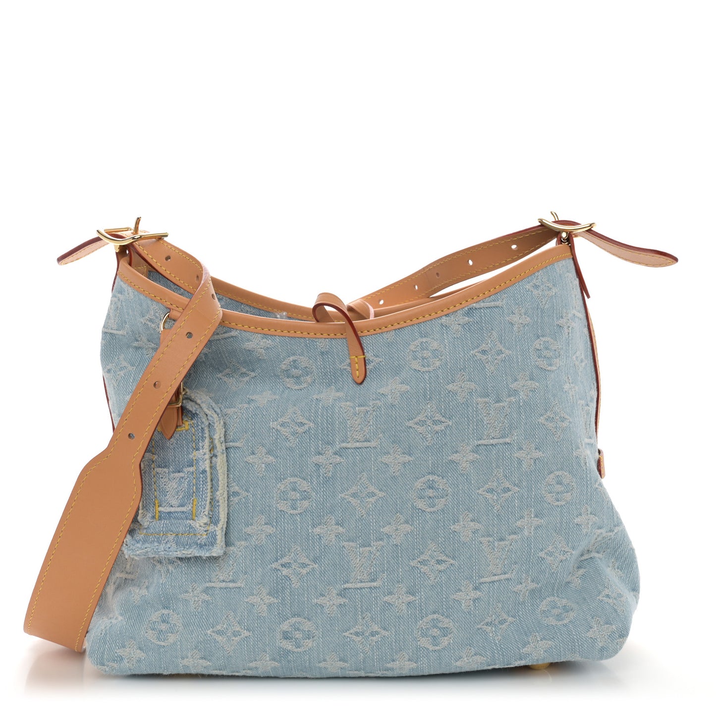 Monogram Denim CarryAll PM Sky Blue