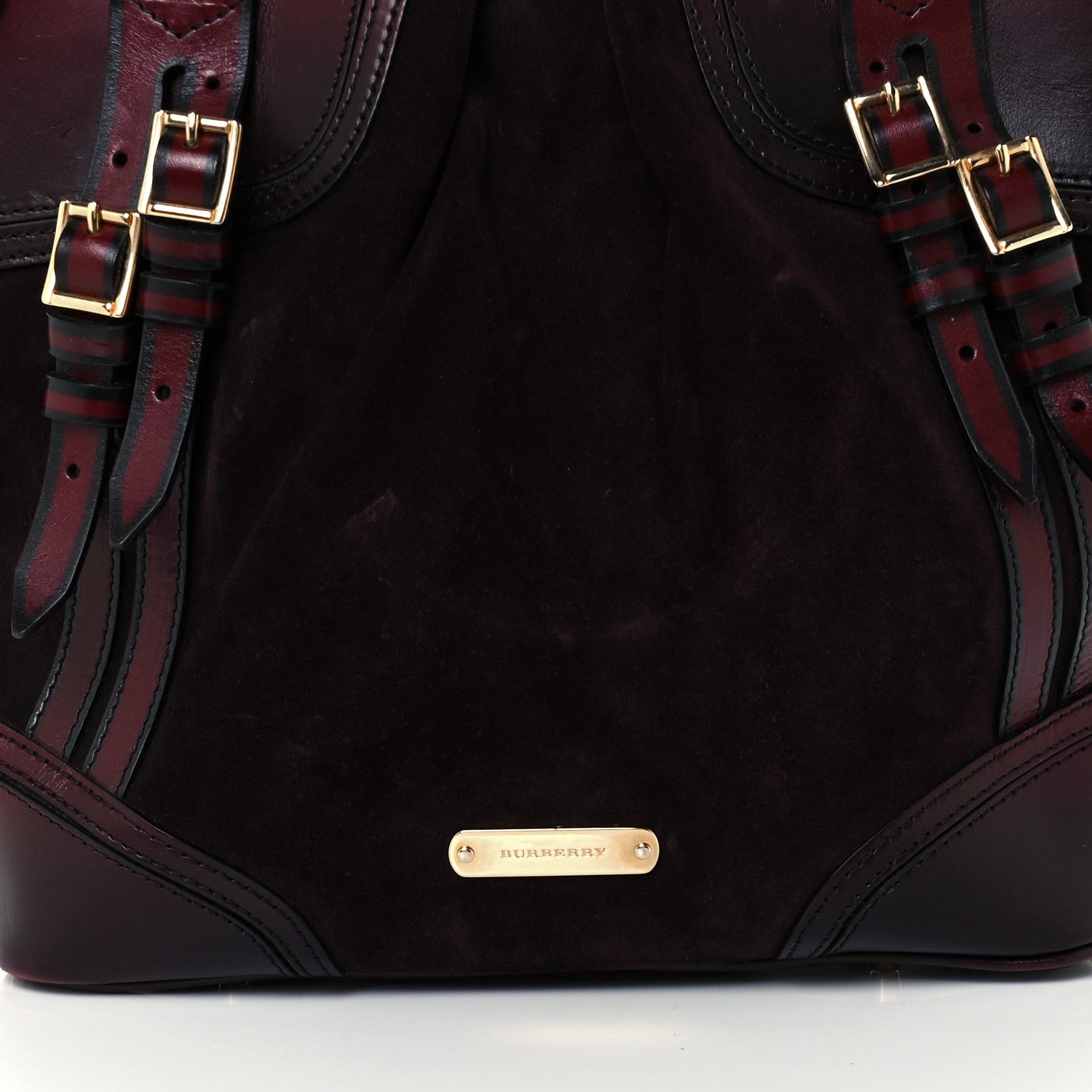 Burberry Suede Calfskin Medium Whipstitch Tote 9 of 11