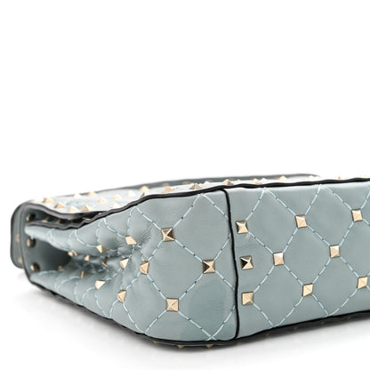 Valentino Garavani Nappa Medium Rockstud Spike Shoulder Bag Nube 9 of 11