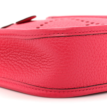 Hermes Taurillon Clemence Evelyne TPM Rose Extreme 8 of 9