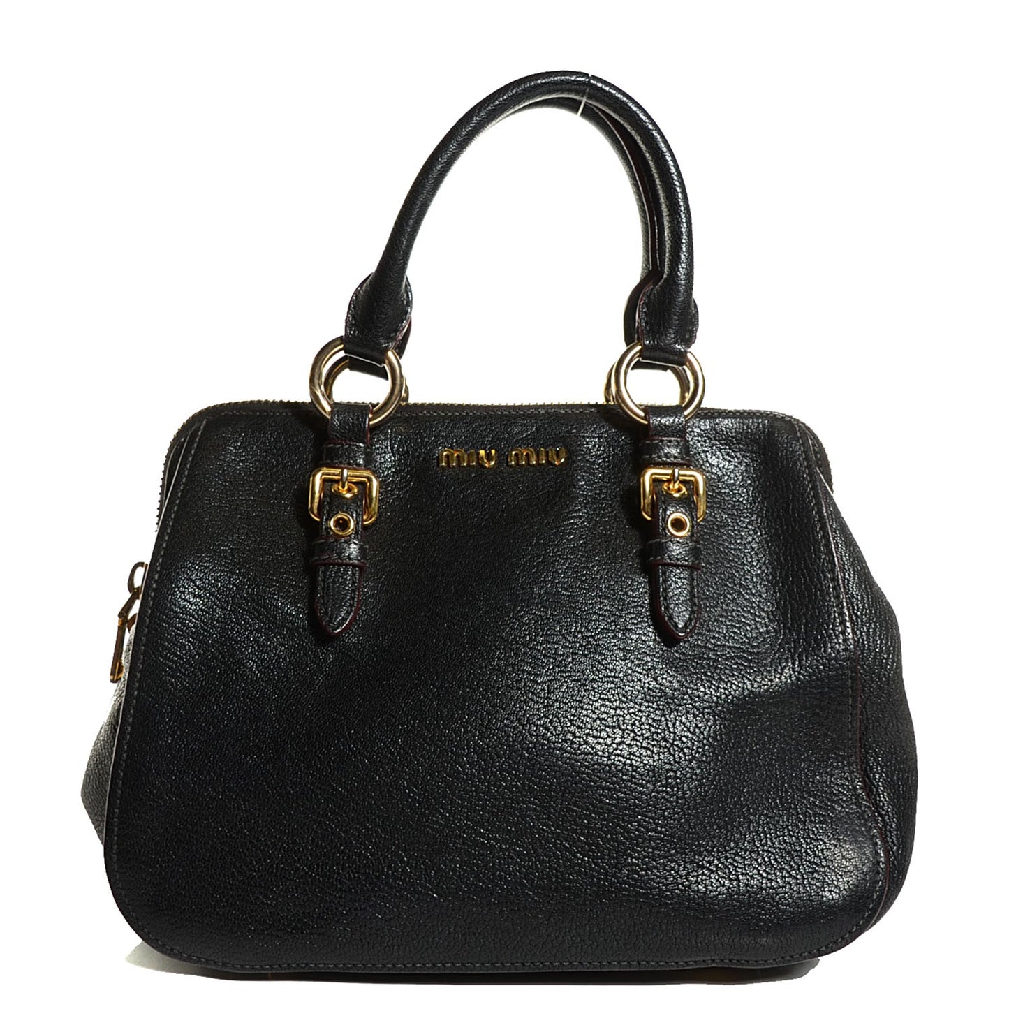 Goatskin Madras Bauletto Nero Black