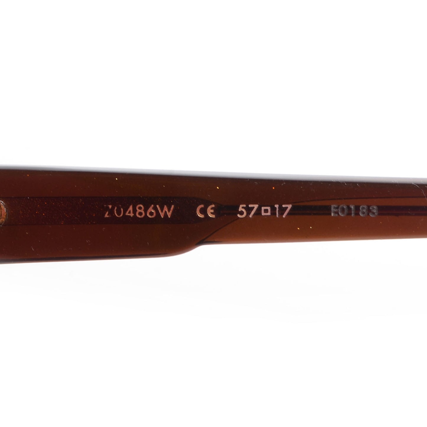 Hortensia Cat Eye Sunglasses Brown Glitter