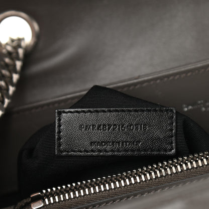 Saint Laurent Calfskin Y Quilted Monogram Medium Loulou Chain Satchel Pebble 7 of 8