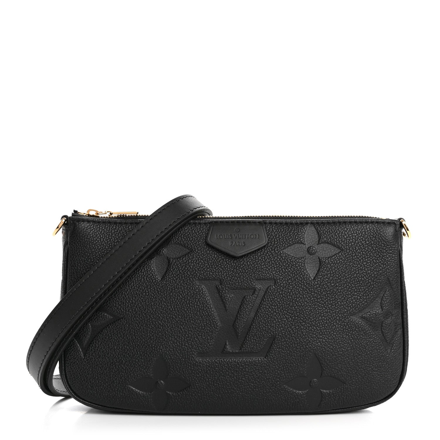 Louis Vuitton Empreinte Monogram Giant Multi Pochette Accessories Large Pochette Black 1 of 9