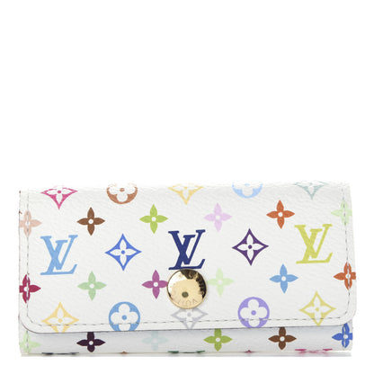 Louis Vuitton Monogram Multicolor Multicles 4 Key Holder White Raisin 1 of 6