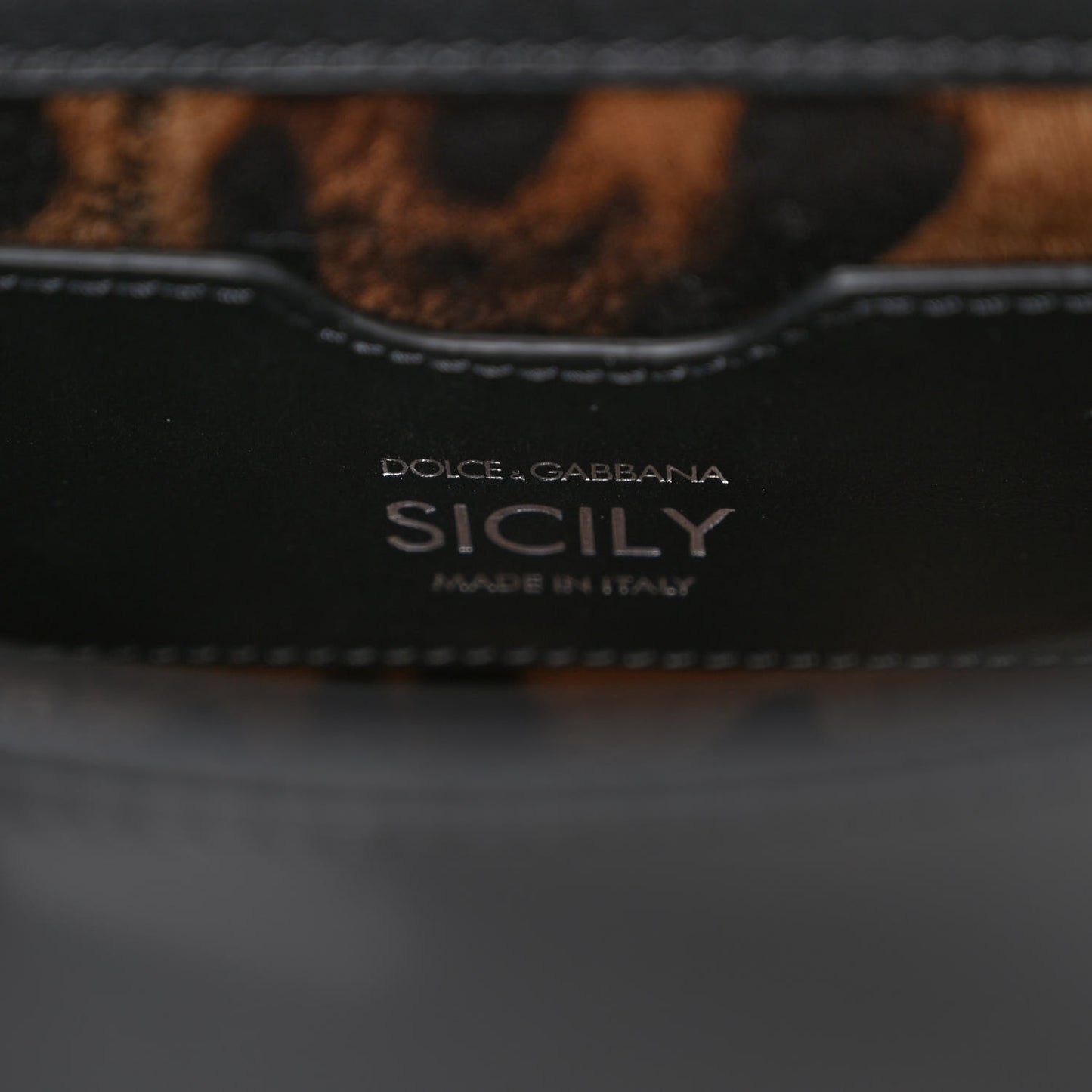 Patent Small Miss Sicily Satchel Black