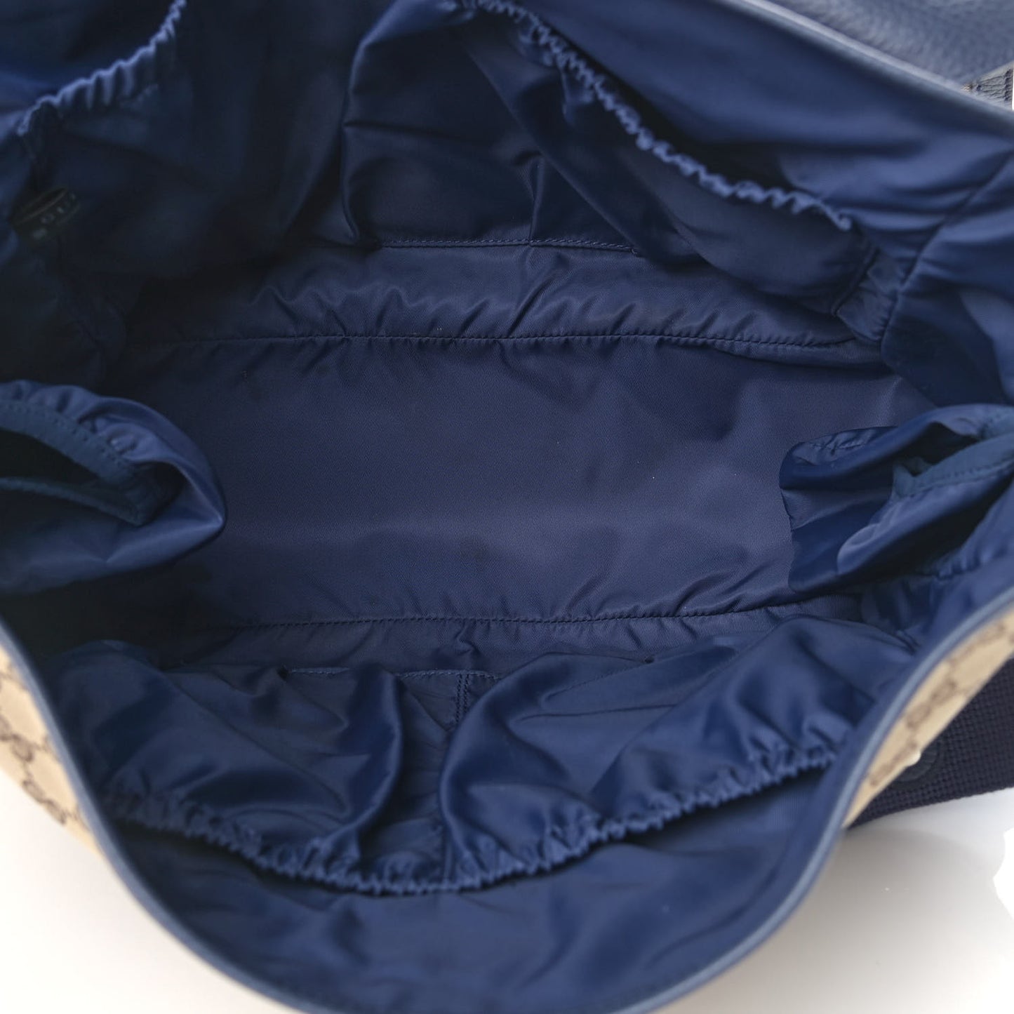Monogram Convertible Diaper Bag Blue
