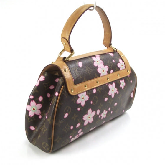 Louis Vuitton Monogram Cherry Blossom Sac Retro Bag Brown 3 of 11