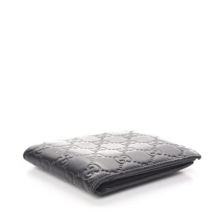 Gucci Guccissima Bi-Fold Wallet Black 4 of 6