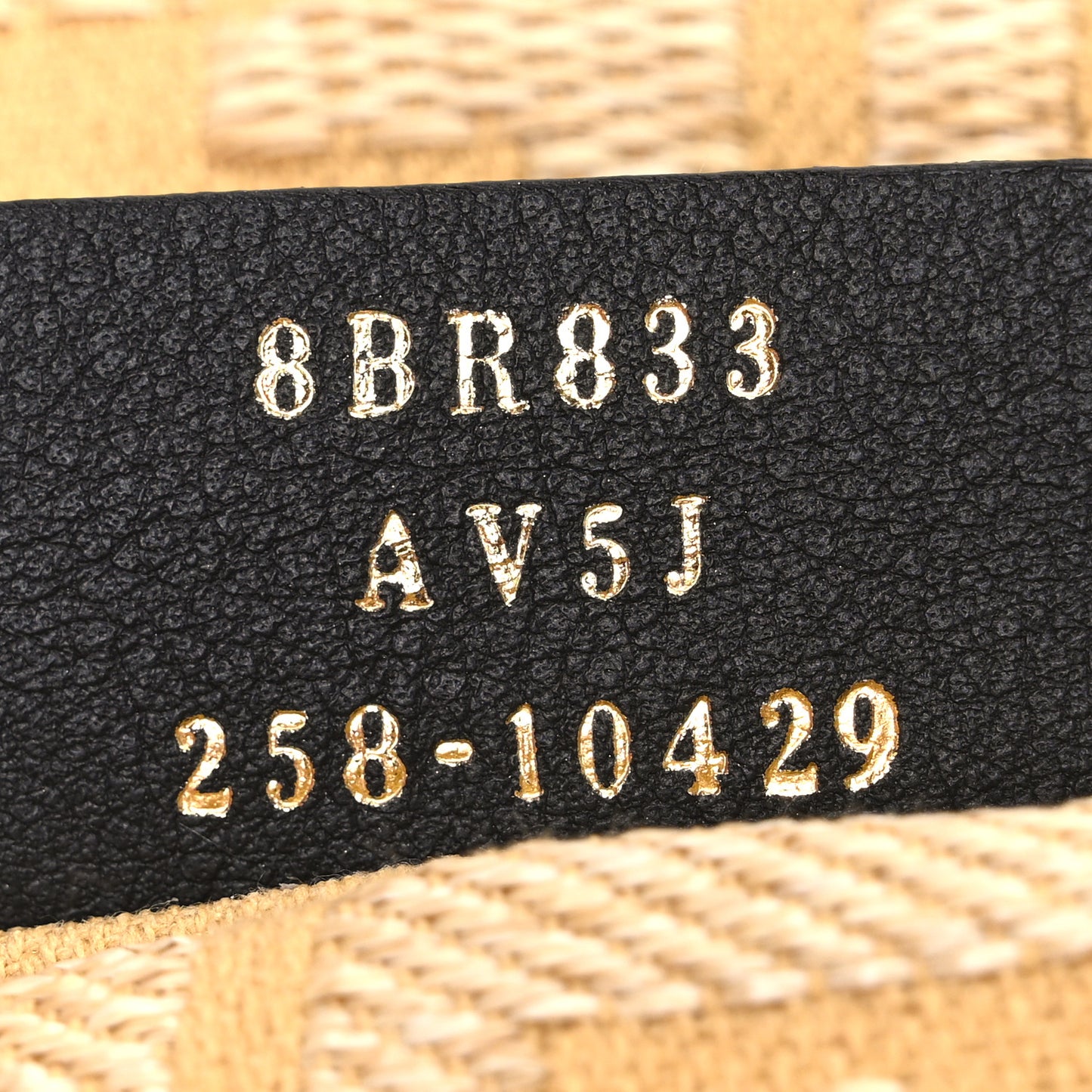 Fabric Jacquard Raffia Straw Fringe Medium Mamma Baguette Dark Honey