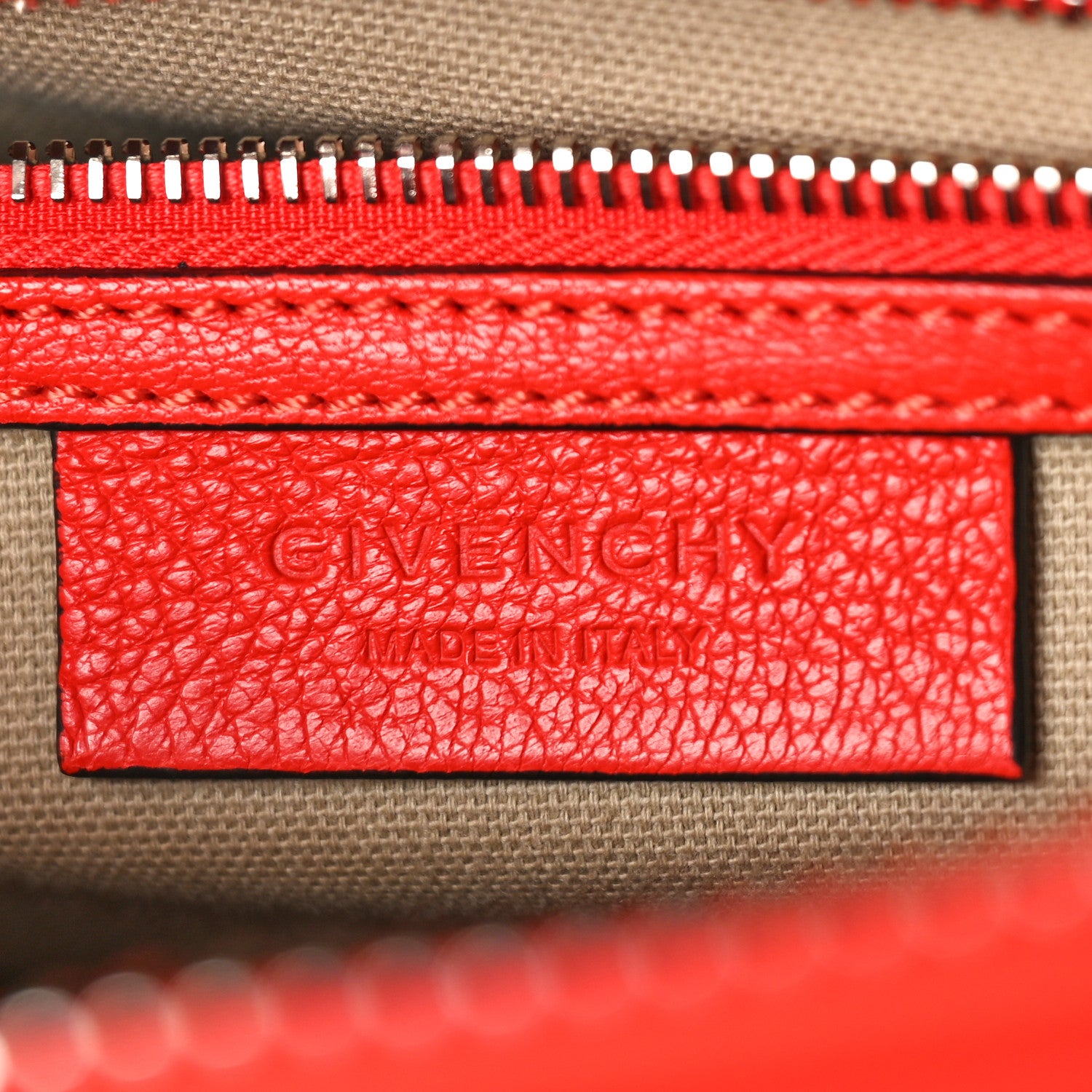 Givenchy Sugar Goatskin Mini Antigona Pop Red 6 of 8